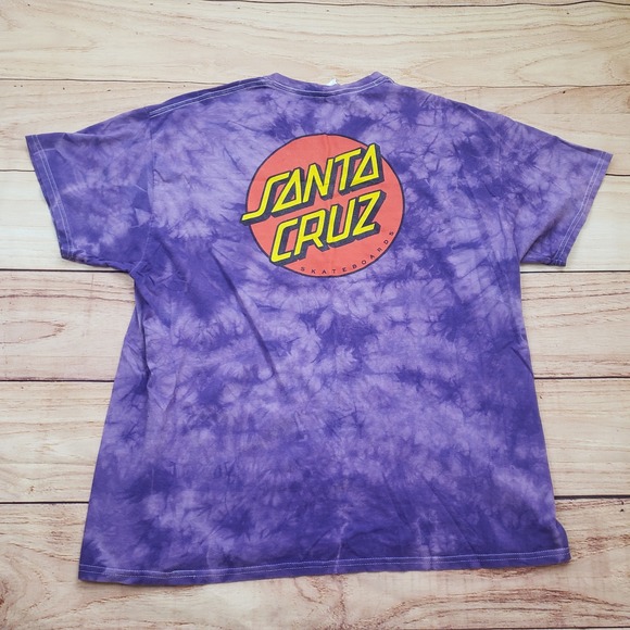 Santa Cruz Shirt Mens Extra Large Purple‎ Red Lightweight Skateboarding Adult A1 - Picture 1 of 9